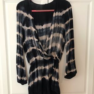 Blue Life Tie Dye Romper